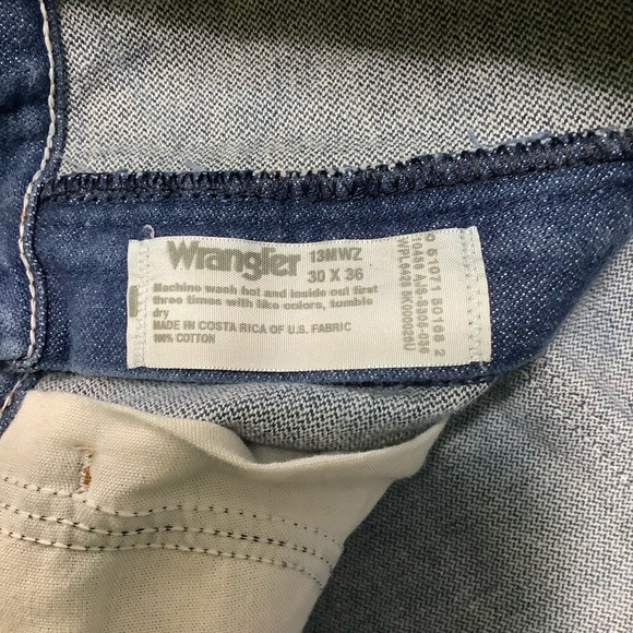 Wrangler Men’s Cowboy Cut Jeans Blue Size 30 x 36 - Picture 3 of 7